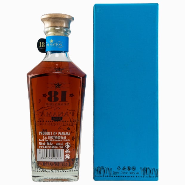 Rum Nation Panama 18 Jahre Limited Edition 40% 0,7l