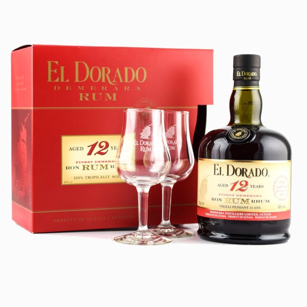 El Dorado 12YO Geschenkset inkl. 2 Gläser