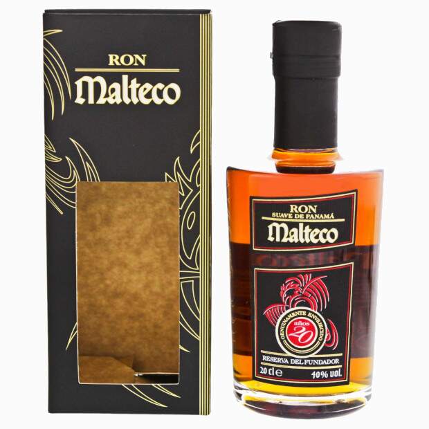 Ron MALTECO Reserva Del Fundador 20 Años Rum 40% Vol. 0,2l