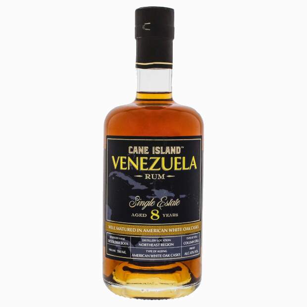 Cane Island Venezuela Single Estate Rum  43% Vol. 0,7L