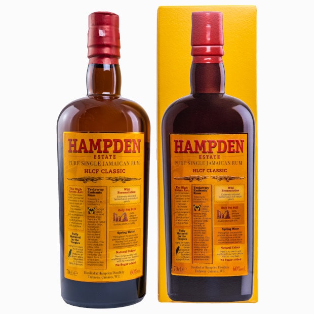 Hampden HLCF Classic Pure Single Jamaican Rum, 60, 0,7L, brauner Rum