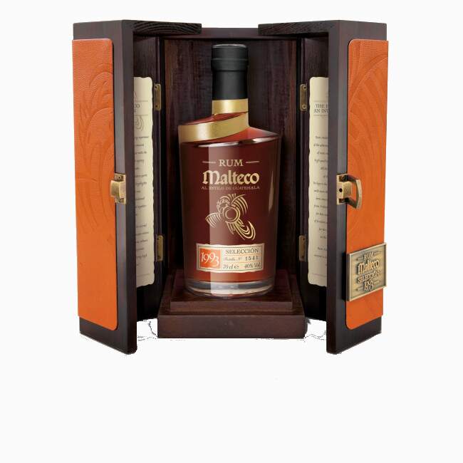 Malteco Seleccion 1993  in der Holzbox 40% Vol. 0,7l