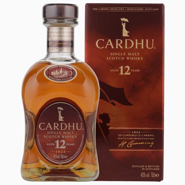 Cardhu 12 Years Old Speyside Single Malt in GP 40% Vol. 0,7l