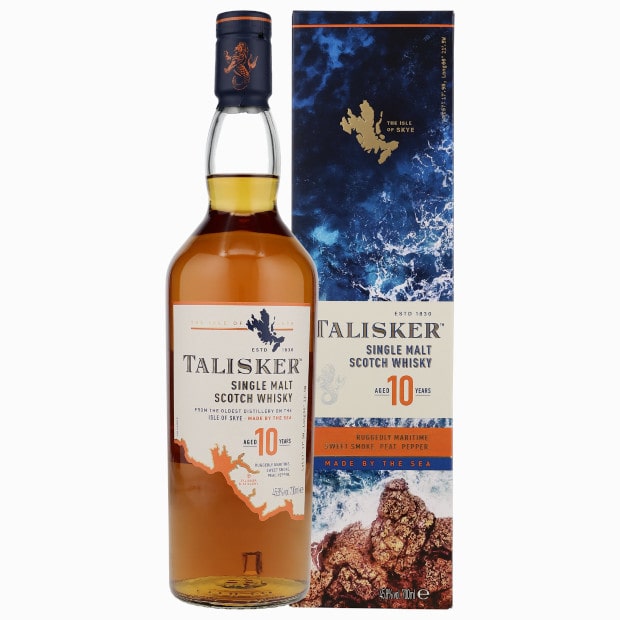 Talisker 10 Years Old  Skye Malt Whisky in GP 45,8% Vol. 0,7l