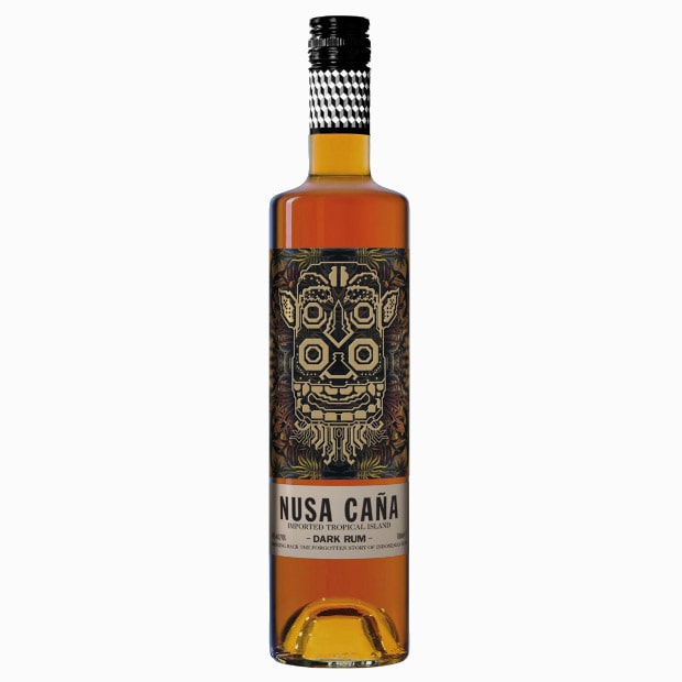 NUSA CAÑA Tropical Island Spiced Rum, brauner Rum, indonesischer Rum ...