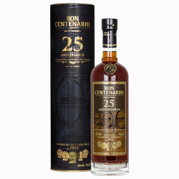 Ron Centenario 25 Gran Reserva Rum 40% Vol. 0,7l