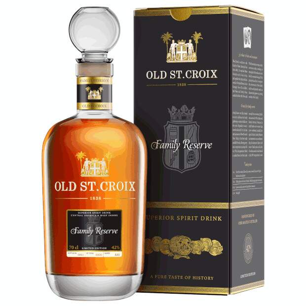Old St. Croix Family Reserve Solera 1838 -25 Jahre- ex A.H. Riise 42% 0,7l