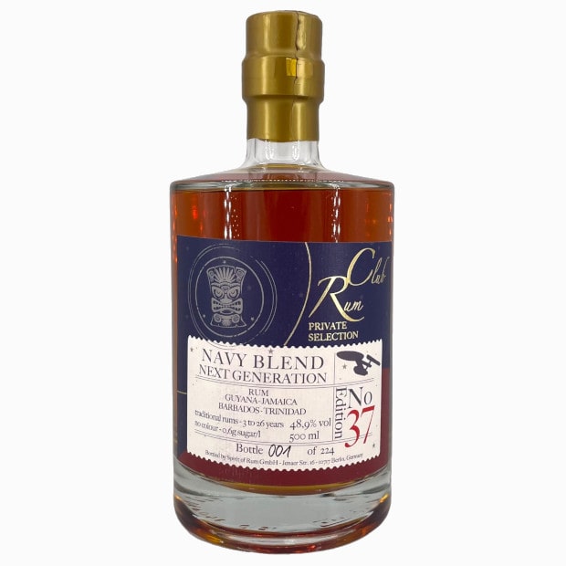 RUM CLUB PRIVATE SELECTION ED. 37 - NAVY BLEND -  0,5l