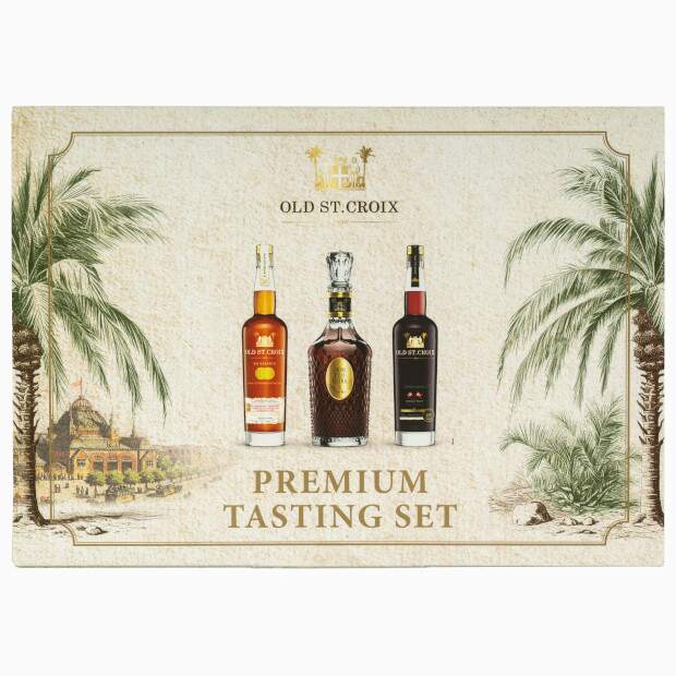 Old St. Croix 3er Tasting Box – Copenhagen Medal, Danish Navy & NPU Very Rare | Rum Probierbox 3 x 0,02l 40,66% Vol.  0,06l