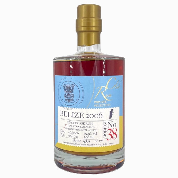 RUM CLUB PRIVATE SELECTION ED. 38 - Belize 2006 -  0,5l