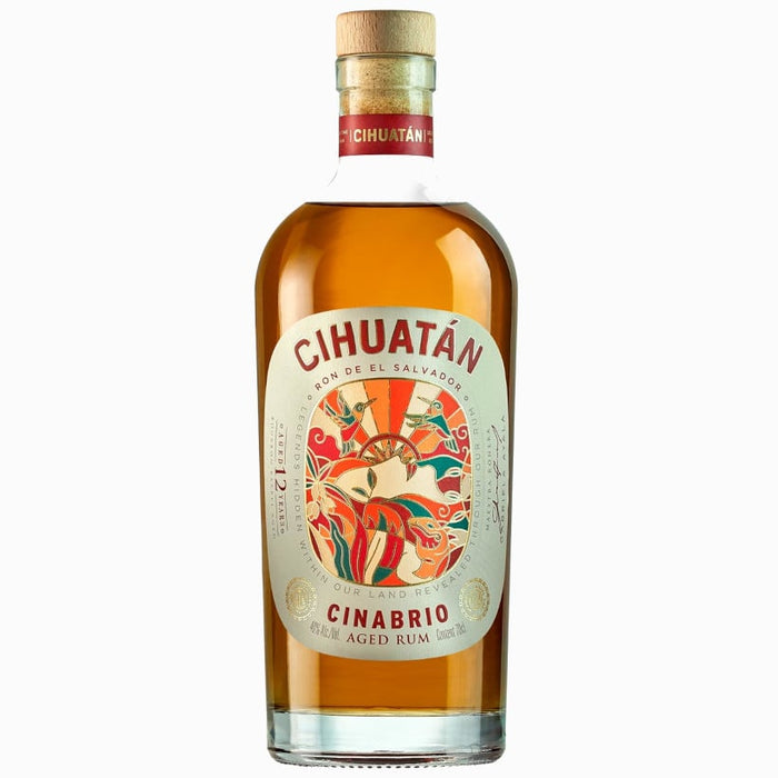 CIHUATAN Cinabrio Rum El Salvador inkl. 2 Gläser Geschenkset | 12YO