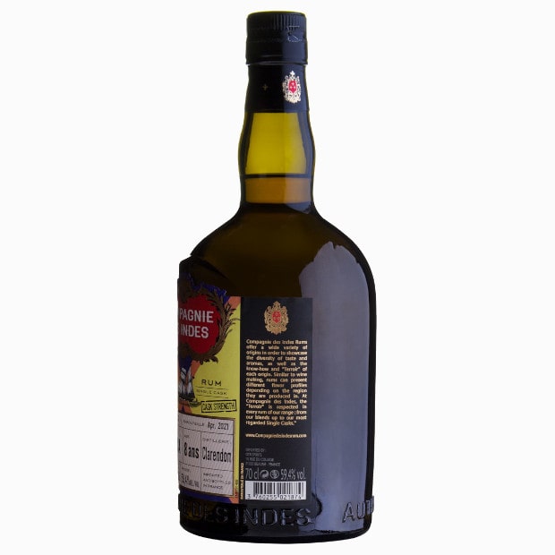 COMPAGNIE DES INDES Rum Jamaica, Clarendon Distillery | 8YO Cask Strength