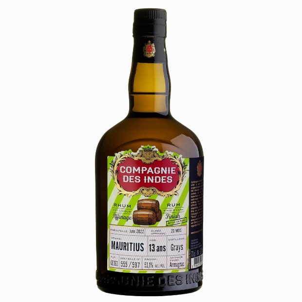 COMPAGNIE DES INDES Mauritius Grays Ex Armagnac | 13YO Single Cask Rum
