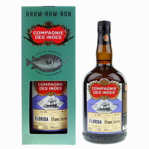 COMPAGNIE DES INDES Florida 17 Jahre Single Cask Rum