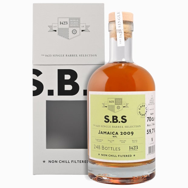 S.B.S. Jamaica 2009, brauner Rum, Single Cask Rum, Jamaica, 59,7%, 0,7l ...